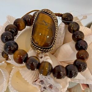 Elegant tiger eye Bracelet and ring